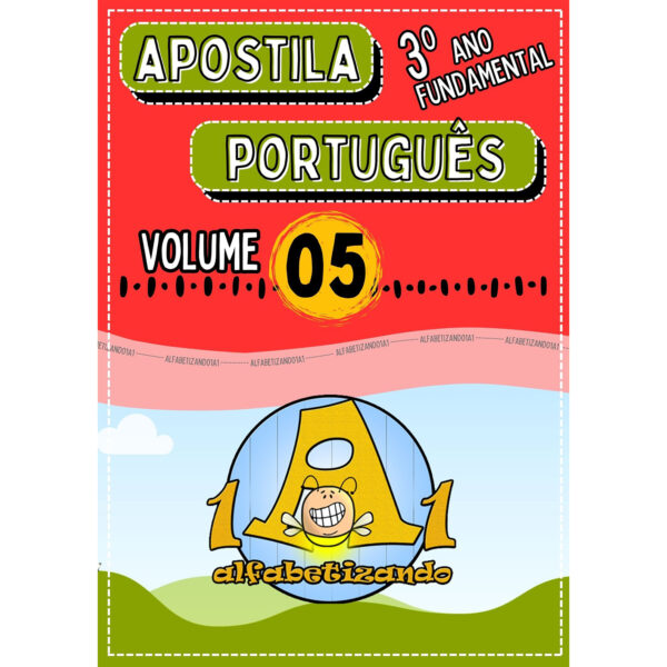 APOSTILA MENSAL DE PORTUGUÊS - VOLUME 05 - 504 páginas