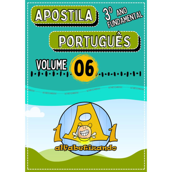 APOSTILA MENSAL DE PORTUGUÊS - VOLUME 06 - 464 páginas