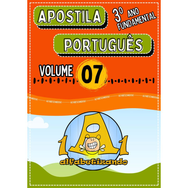 APOSTILA MENSAL DE PORTUGUÊS - VOLUME 07 - 534 páginas