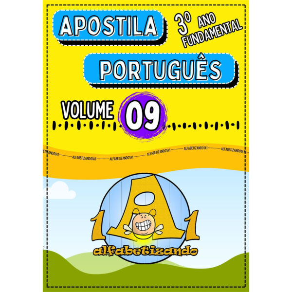APOSTILA MENSAL DE PORTUGUÊS - VOLUME 09 - 558 páginas