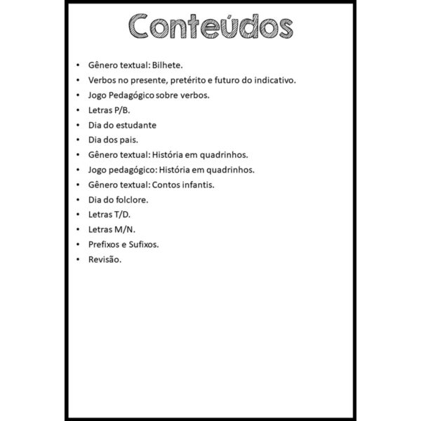 APOSTILA MENSAL DE PORTUGUÊS - VOLUME 06 - 464 páginas - Image 2
