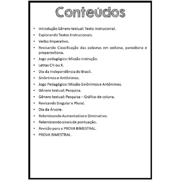 APOSTILA MENSAL DE PORTUGUÊS - VOLUME 07 - 534 páginas - Image 2